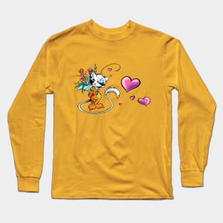 cat love Long Sleeve T-Shirt